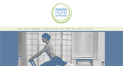 Desktop Screenshot of menlopilatesandyoga.com